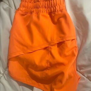 Vibrant Orange Athletic Skort